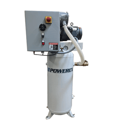 Powerex Vacuum System - Pumps, Tank and Control Panel - IVS0151-SPL IVS0151-SPL 0-19SCFM, 0-24HP, buy_now, powerex, rotary-vane, Vacuum Pumps