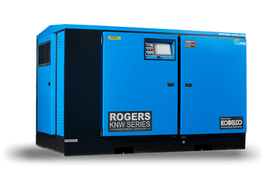 Rogers KNW Series Oil-Free Rotary Screw Air Compressor  0-24HP, 0-99PSIG, 100-124PSIG, 100-199HP, 100-199SCFM, 1100+SCFM, 125-149PSIG, 150-199PSIG, 200-299PSIG, 200-499HP, 200-499SCFM, 25-49HP, 50-99HP, 50-99SCFM, 500+HP, 500-799SCFM, 800-1099SCFM, a/c, air compressor, fixed, ind_aerospace, ind_automotive, ind_electronics, ind_food&bev, ind_glass&plastics, ind_manufacturing, ind_medical, ind_municipalities, ind_package, ind_petrochem, ind_power-gen, ind_water-treatment, ind_wood-products, knw-series, oil-fr