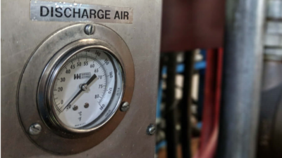 a-discharge-air-guage-on-a-compressor