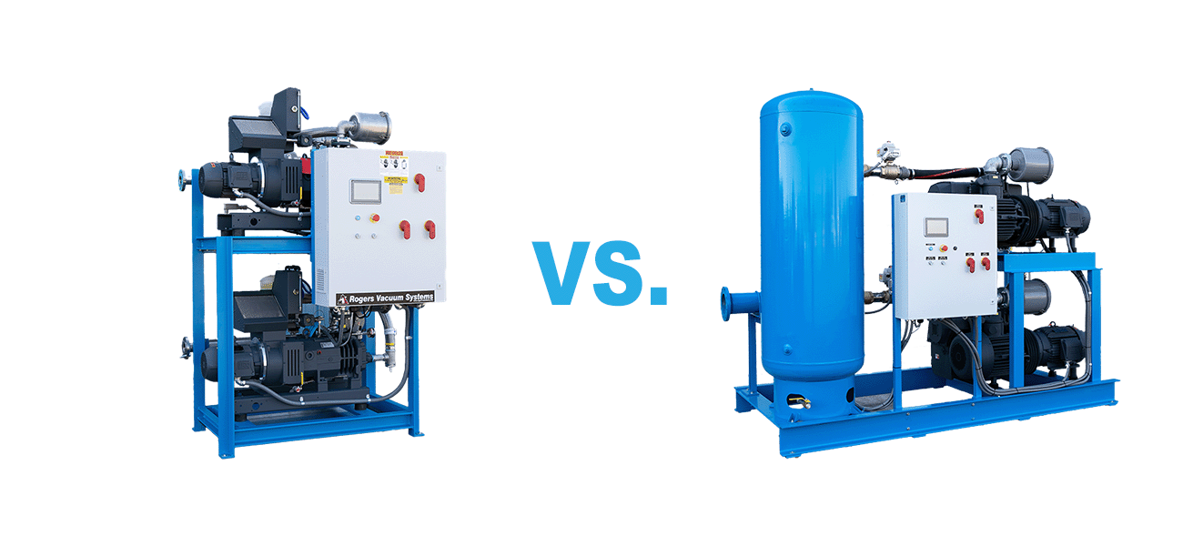 a-vacuum-system-with-and-without-a-receiver-tank