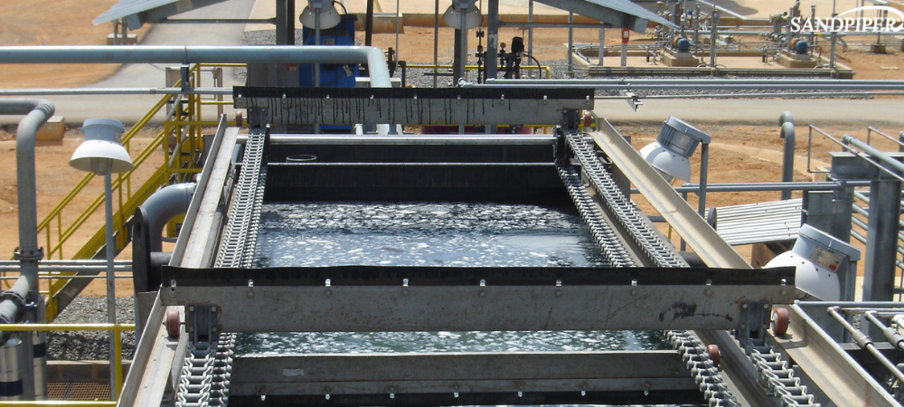 Dissolved-air-flotation-system-with-SANDPIPER-AODD-pumps