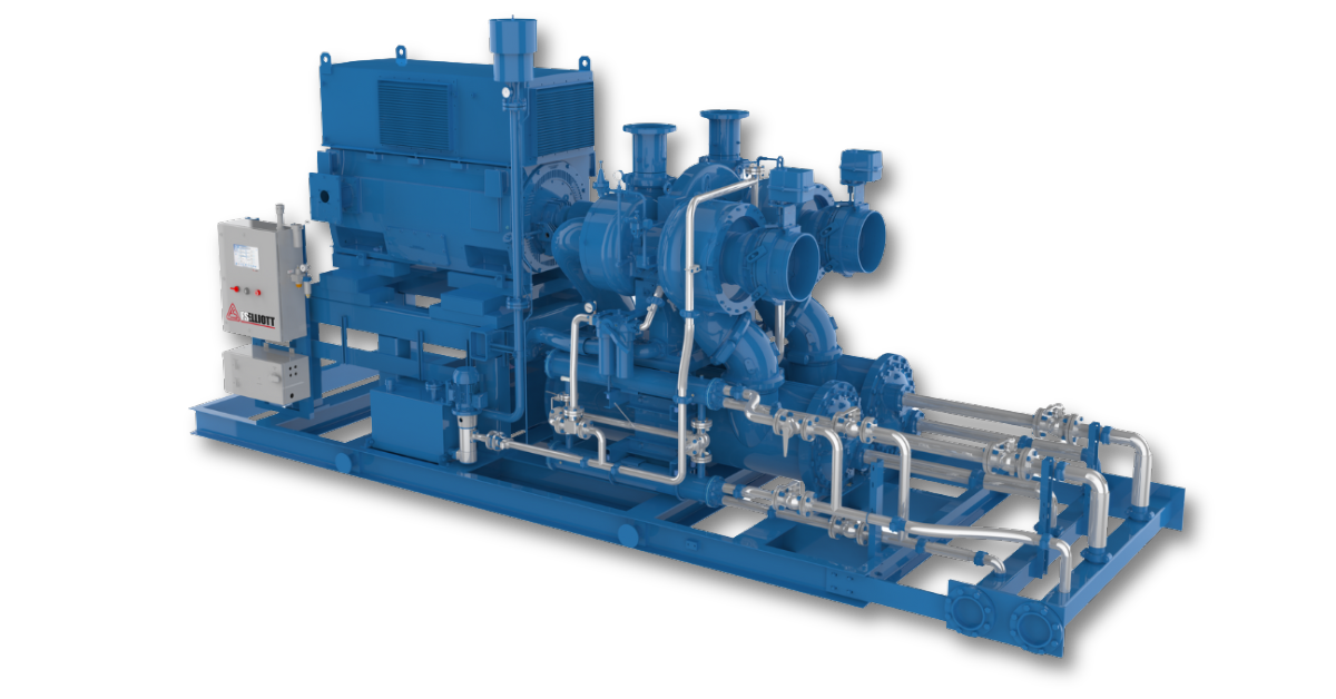 Blue FS-Elliott P650 Dual Flow compressor
