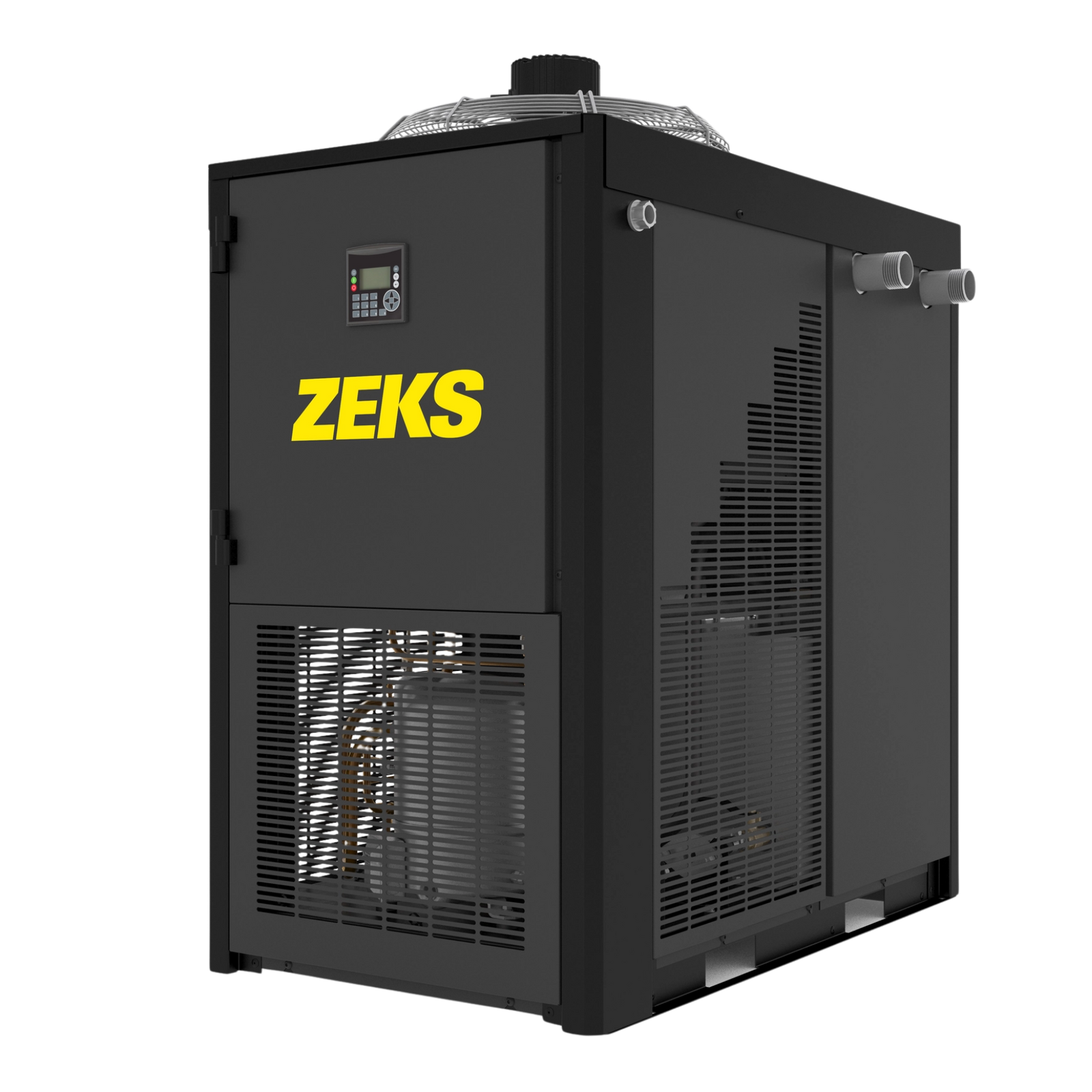 a black Zeks HSH-HSG Heat Sink refrigerated dryer 