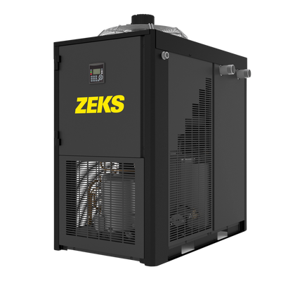 a black Zeks HSH-HSG Heat Sink refrigerated dryer