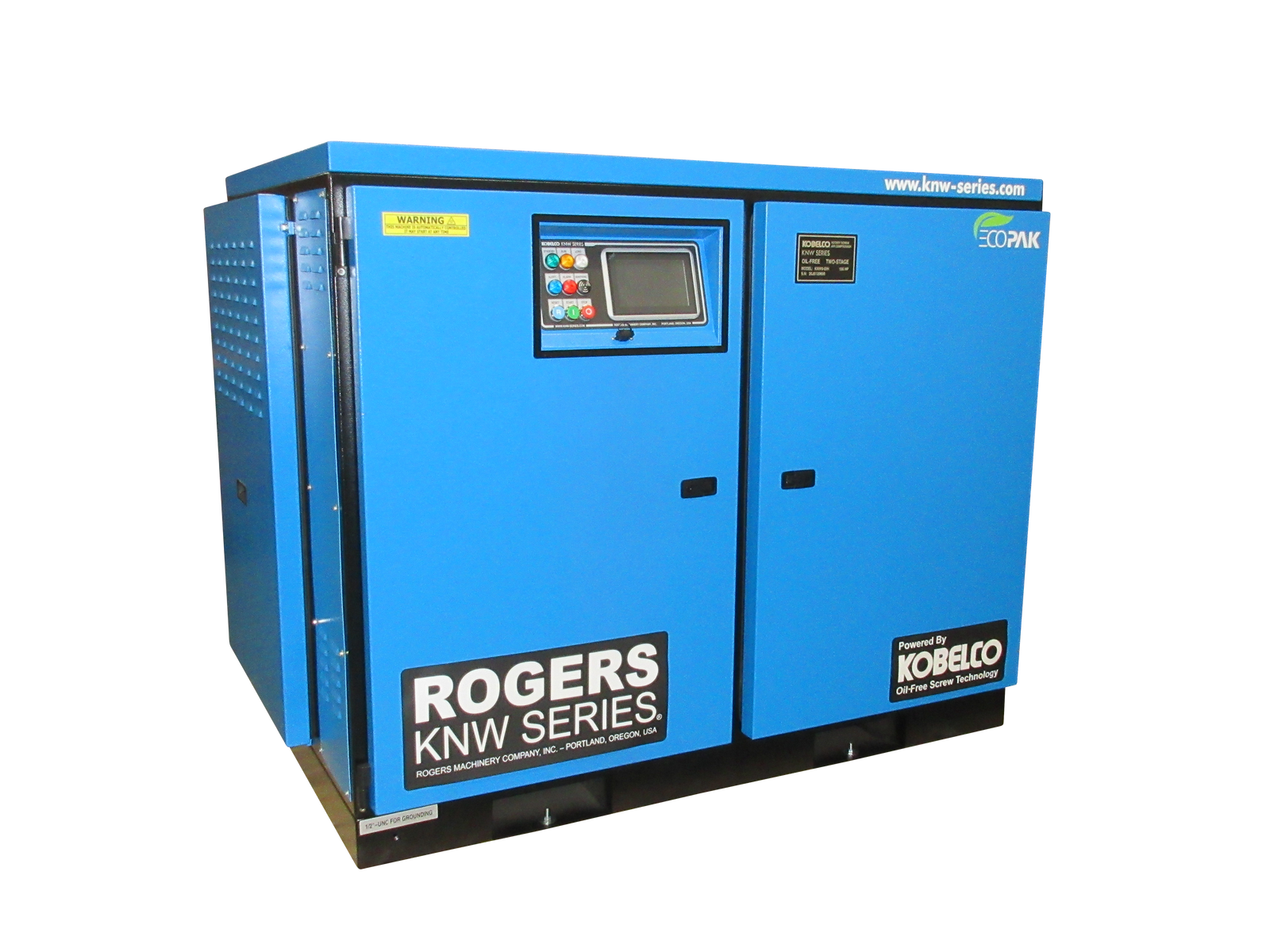 Rogers - KNW Series Low Pressure, Single Stage, Fixed Speed Oil-Free Air Compressor