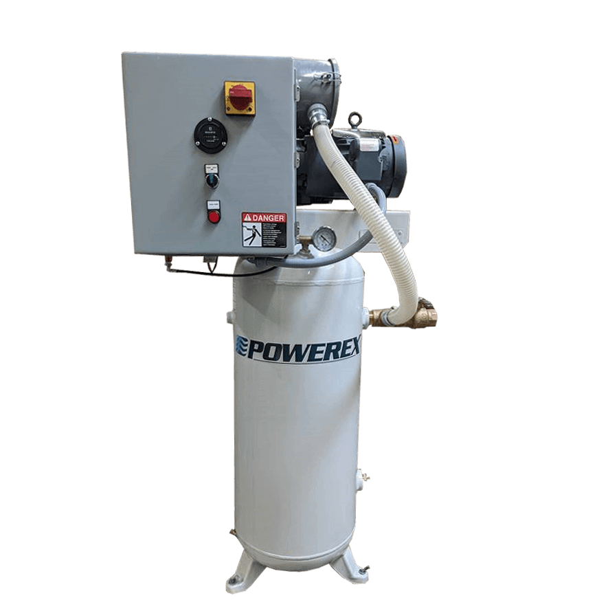 Powerex Vacuum System - Pumps, Tank and Control Panel - IVS0151-SPL IVS0151-SPL 0-19SCFM, 0-24HP, buy_now, powerex, rotary-vane, Vacuum Pumps