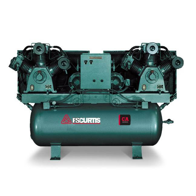 FS Curtis Air Compressor - CA Series CA-Series 0-19SCFM, 0-24HP, 150-199PSIG, 20-49SCFM, 50-99SCFM, a/c, fixed, fs-curtis, reciprocating
