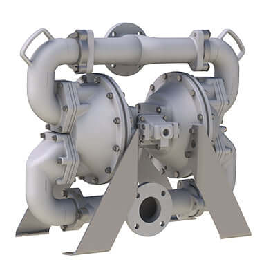SANDPIPER-HDF3-HDF4-Metallic-3"-80mm-100mm-flap-valve-pumps