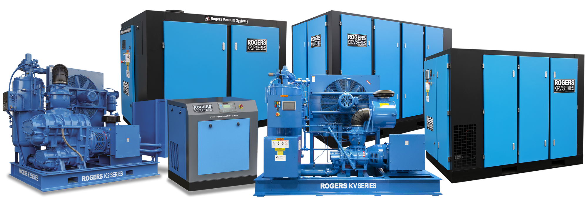 Rogers - K-Series Oil Lubricated Air Compressors & Vacuum