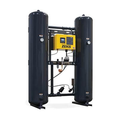 ZEKS Compressed Air Dryer - ZPB Series ZPB-Series 100-199SCFM, 1100+SCFM, 200-499SCFM, 50-99SCFM, 500-799SCFM, 800-1099SCFM, desiccant-heatless, ind_petrochem, zeks